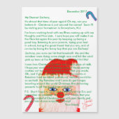 Brieven van Kerstman Magnetische Gepersonaliseerde (Voorkant)