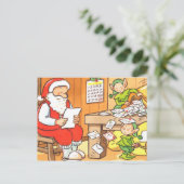 Brieven voor de Kerstman Feestdagenkaart (Staand voorkant)