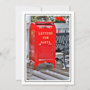 Brieven voor Santa Mailbox Feestdagenkaart