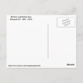 Brievenbus Britse muur Briefkaart (Achterkant)