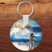 Briezy Blue Fantasy Sleutelhanger (Voorkant)