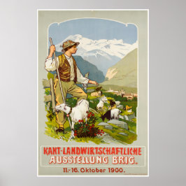 Brig, Kant-Landwirtschaftliche Ausstellung Poster