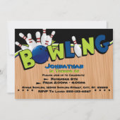 Brigadedaguitvindingen van Bright & Stor Bowling Kaart (Voorkant)