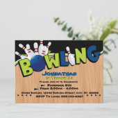 Brigadedaguitvindingen van Bright & Stor Bowling Kaart (Staand voorkant)