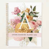  brigadegeneraal & gouden rozen gepersonaliseerde  planner (Voorkant)