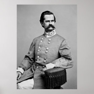 Brigadegeneraal Richard L.T. Beale, C.S.A. 1860s Poster