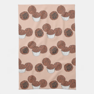 Brigadeiros Braziliaanse Chocolade Truffels Desser Theedoek