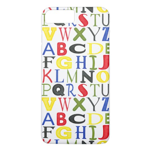 Brigadekleurige brieven van Megan Meagher Case-Mate iPhone Case (Achterkant)