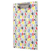 Brigadekleurige brieven van Megan Meagher Klembord (Links)