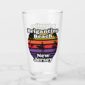 Brigantine Beach, New Jersey Glas (Achterkant)