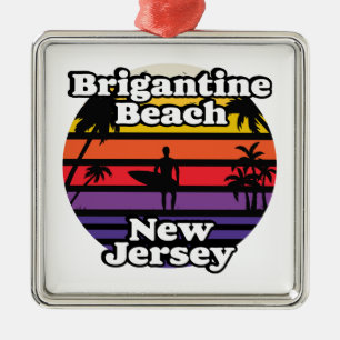 Brigantine Beach, New Jersey Metalen Ornament