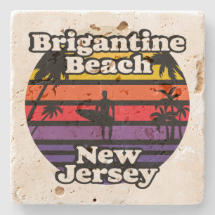 Brigantine Beach, New Jersey Stenen Onderzetter