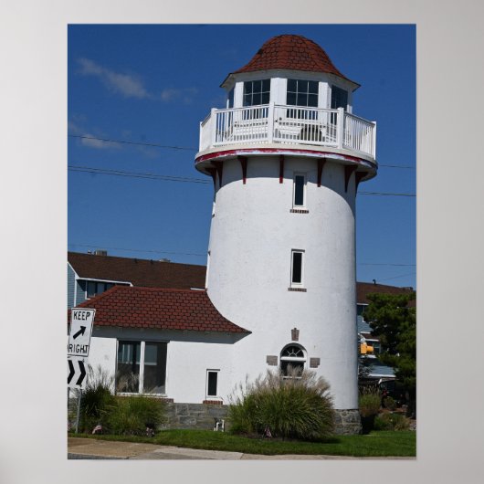 Brigantine Lighthouse Foto Poster (Voorkant)