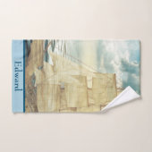 Brigantine Sailboat & Seagulls Bad Handdoek (Handdoek)