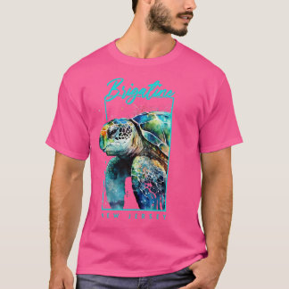 Brigatine New Jersey Waterverf Zee Turtle Portrai T-shirt