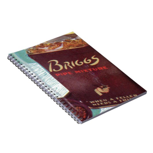 Briggs pijpmengsel pijptabak notitieboek (Rechterzijde)