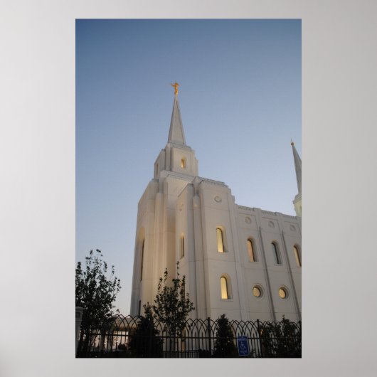 Brigham City Utah Temple #2 LDS Wall Art Poster (Devant)