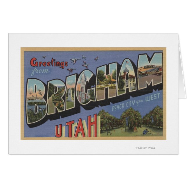 Brigham UtahLarge Letter ScenesBrigham UT (Voorkant Horizontaal)