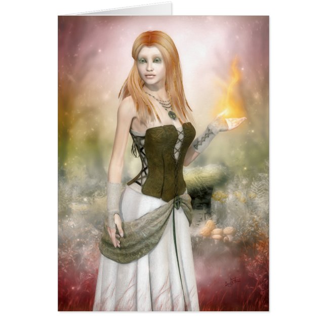 Brighid Greeting/Note Card (Voorkant)
