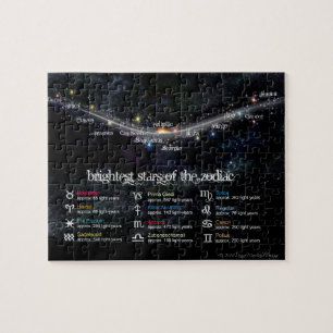 Brighste sterren van de Zodiac Puzzle Legpuzzel