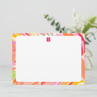 Bright Abstract Border briefkaarten