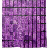 Bright abstract mosaic violet background with glos douchegordijn (Voorkant)