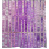Bright abstract mosaic violet background with glos douchegordijn (Voorkant)