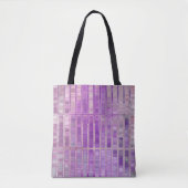 Bright abstract mosaic violet background with glos draagtas (Voorkant)