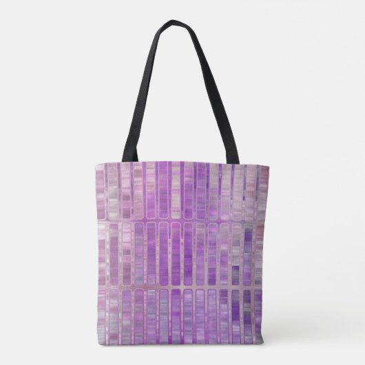 Bright abstract mosaic violet background with glos draagtas (Achterkant)