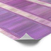 Bright abstract mosaic violet background with glos poster (Hoek)