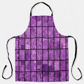 Bright abstract mosaic violet background with glos schort (Voorkant)