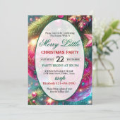 Bright and Colorful Christmas Party Invitation (Debout devant)