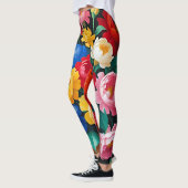 Bright and colorful roses leggings (Links)
