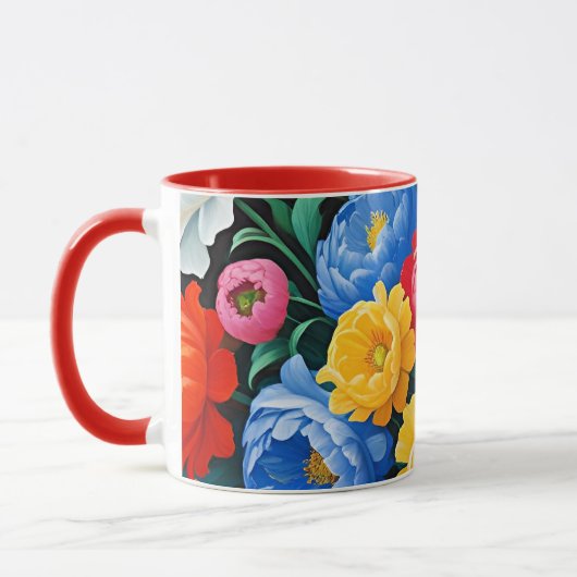 Bright and colorful roses mok (Links)