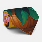 Bright and colorful roses stropdas (Opgerold)