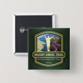 Bright Angel Trail (B) Vierkante Button 5,1 Cm (Voorkant /achterkant)