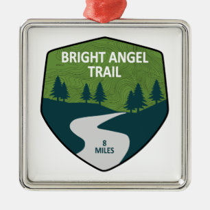 Bright Angel Trail Grand Canyon Metalen Ornament