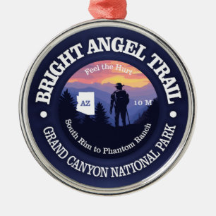 Bright Angel Trail (rd2) Metalen Ornament