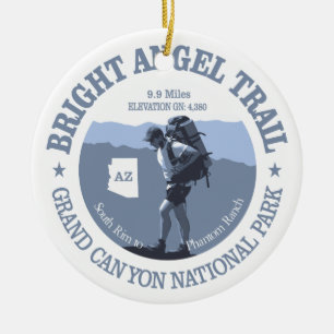 Bright Angel Trail (rd) Keramisch Ornament
