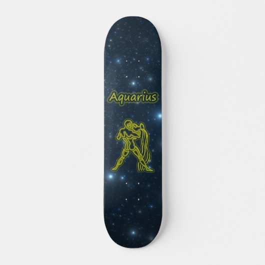 Bright Aquarius Skateboard (Voorkant)