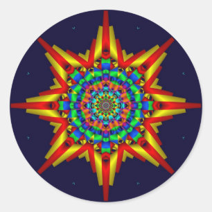 Bright Artistic Star stickers