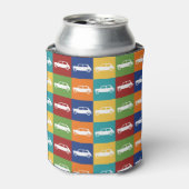 Bright Basics Checkerboard Mini Cooper Blikjeskoeler (Blikje Voorkant)