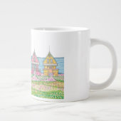 Bright Beach Cottage Jumbo Mug (Droite)