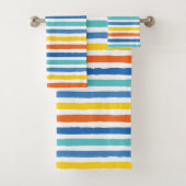 Bright Beach Striped Motif (En situation)