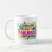 Bright Best Nurse Mug (Gauche)