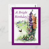  Bright Birthday Briefkaart (Voorkant / Achterkant)