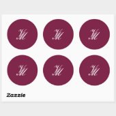 Bright Bloom Blossom Wedding Ronde Sticker (Vel)