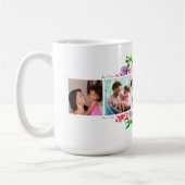 Bright Bloomen 5 Fotocollage monogrammen Koffiemok (Links)