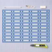 Bright Blue Bone Inlay Border Dots Decoupage Paper Tissuepapier (Craft)