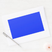 Bright Blue Rectangle Sticker (Envelop)